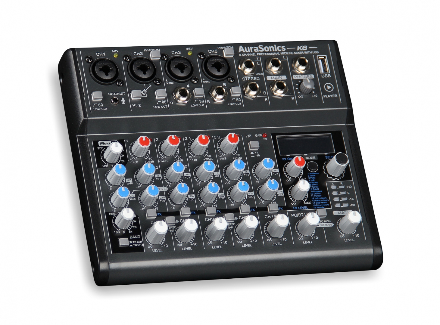 AuraSonics K8 компактный микшерный пульт в Выборге