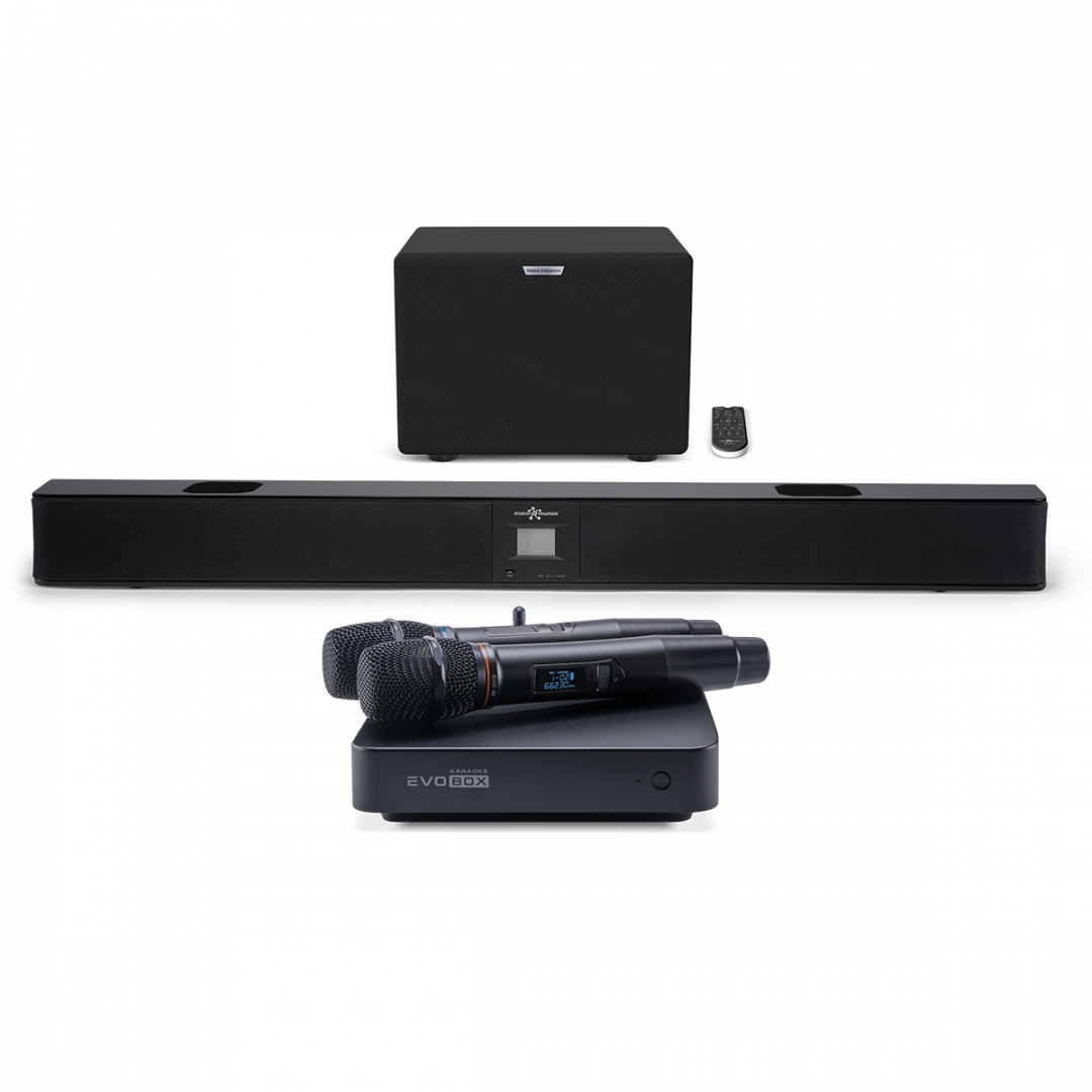 караоке-комплект EVOBOX Plus + EvoSound Bar (саундбар с караоке) в Выборге