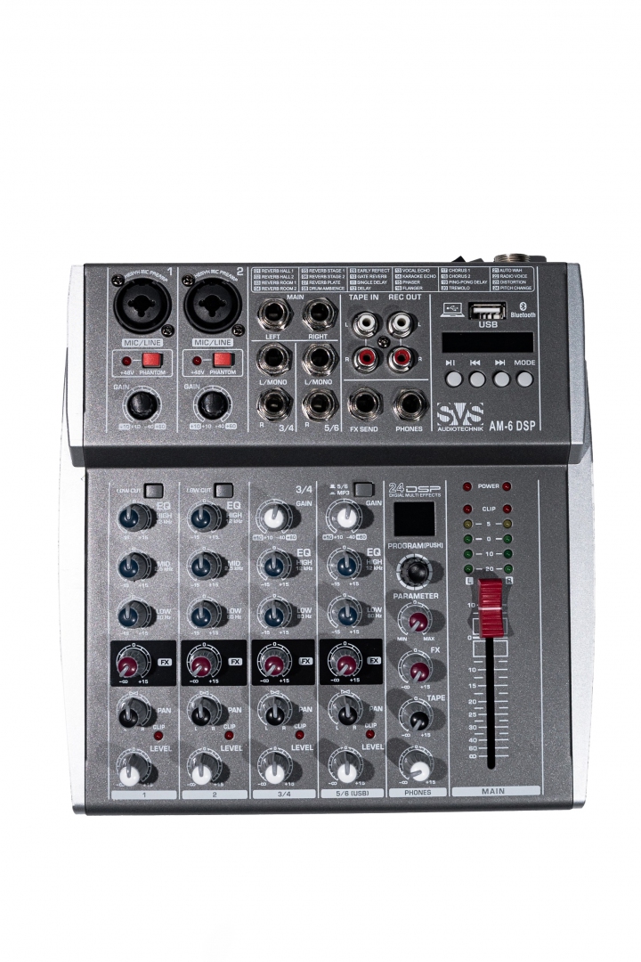 SVS Audiotechnik mixers AM-6 DSP Микшерный пульт аналоговый, 6-канальный SVS Audiotechnik mixers в Выборге
