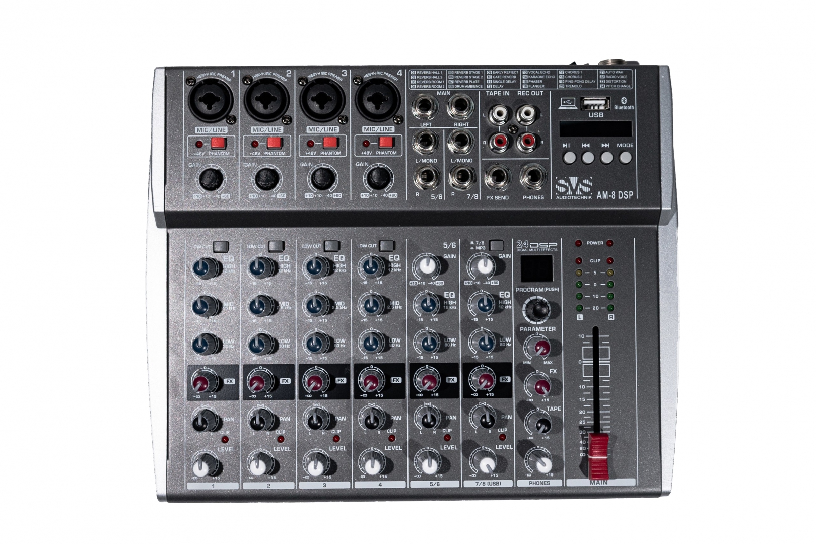 SVS Audiotechnik mixers AM-8 DSP Микшерный пульт аналоговый, 8-канальный в Выборге